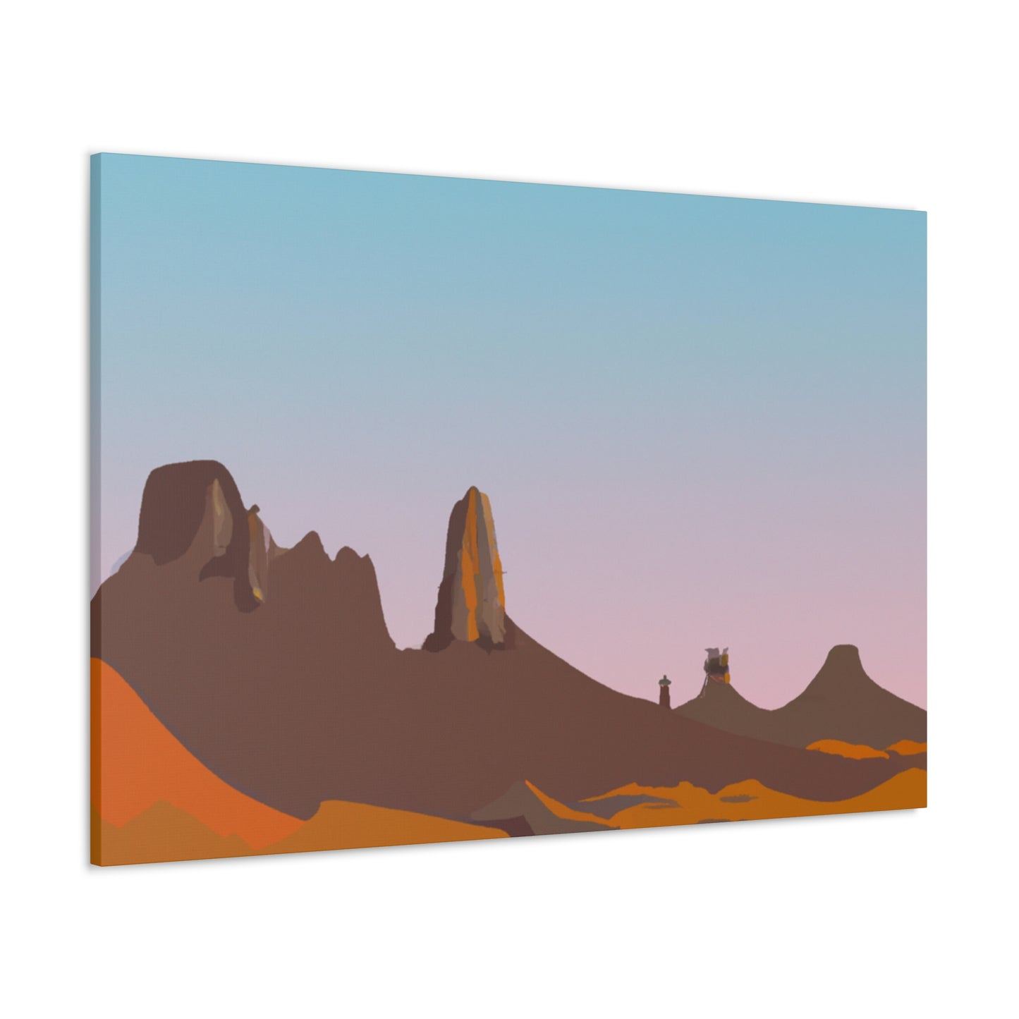 Sahara Oasis - Landscape - Canvas
