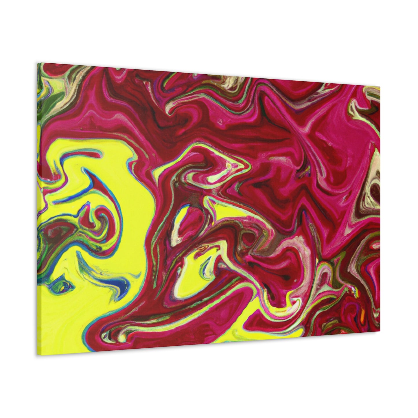Luminous Aqua - Abstract - Canvas
