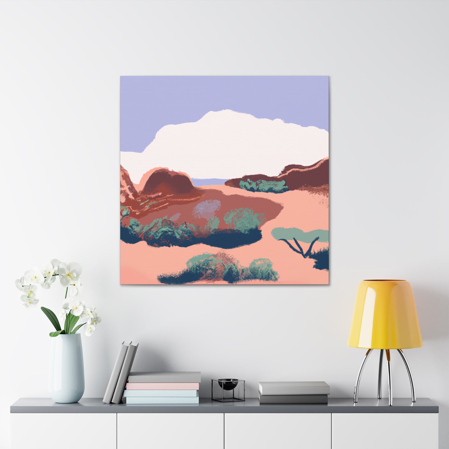 Sandstorm Oasis - Landscape - Canvas