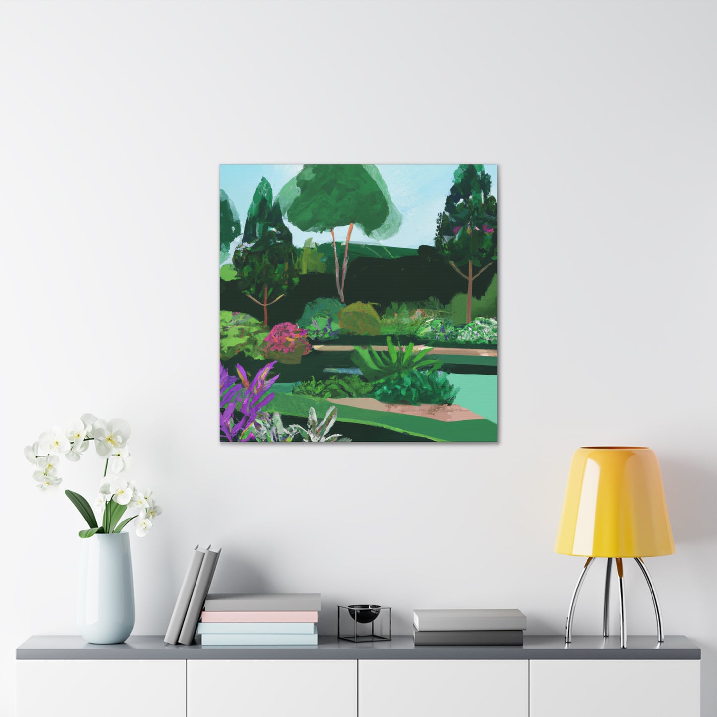 Flowering Fields - Landscape - Canvas