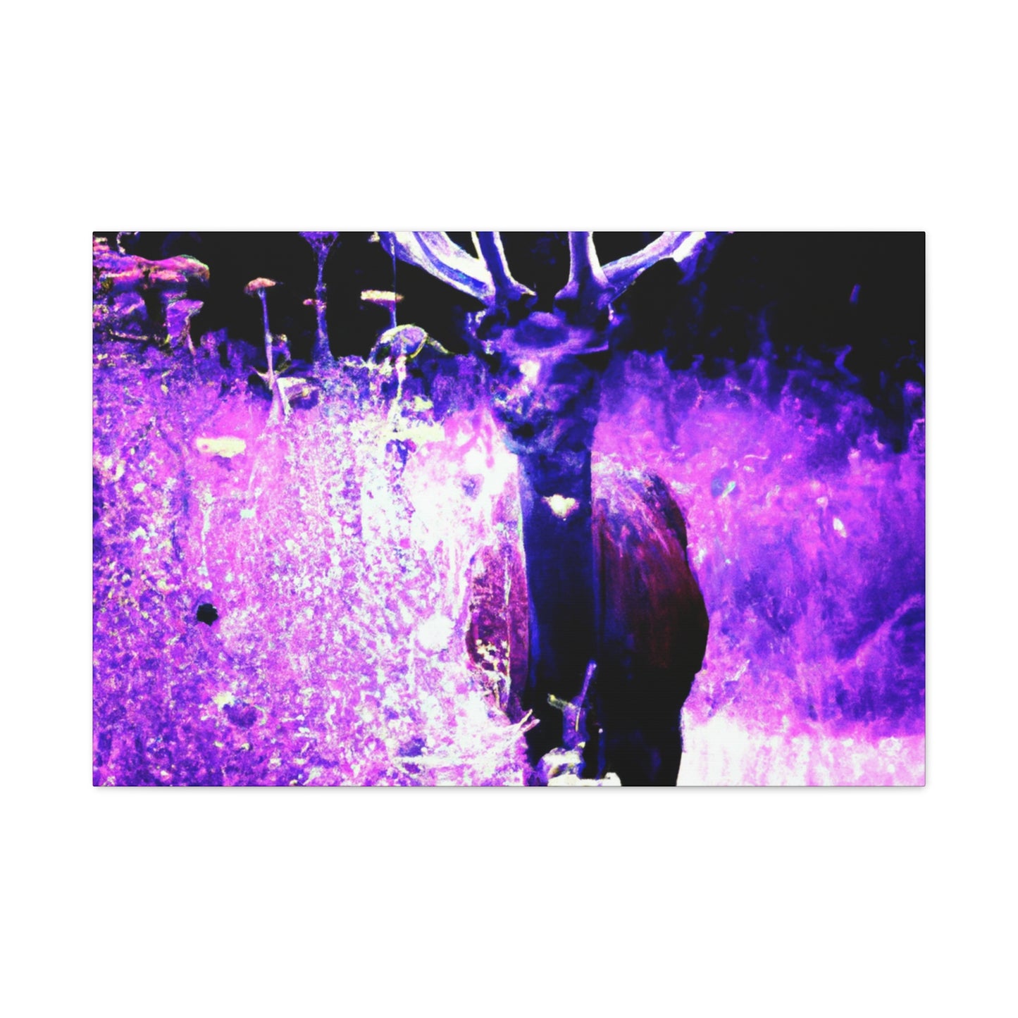 Purple Rudolph- Canvas - Wildlife