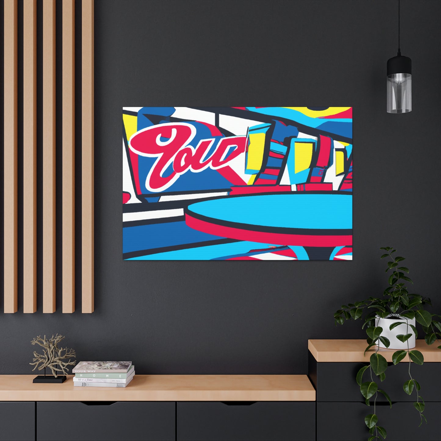 'The Juke Box Diner' - Canvas - Pop Art