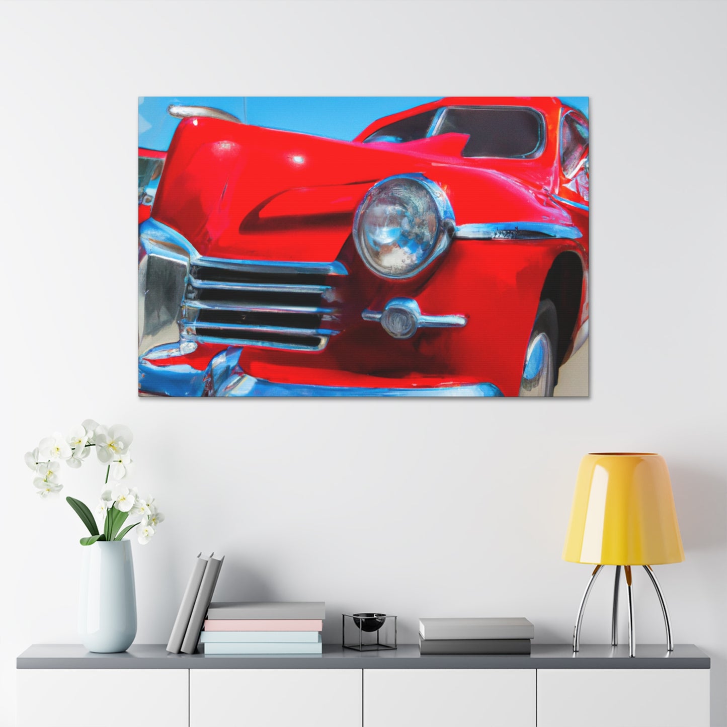 "Red Devil" - Automobile Canvas