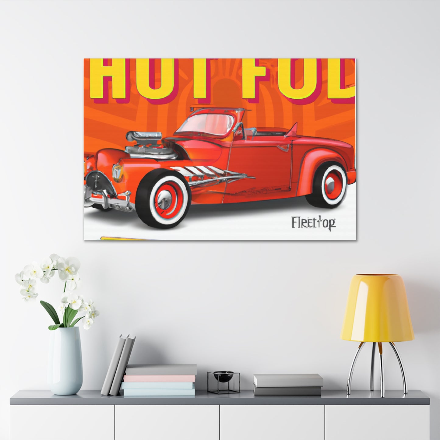 Turbo Grayhound - Automobile - Canvas