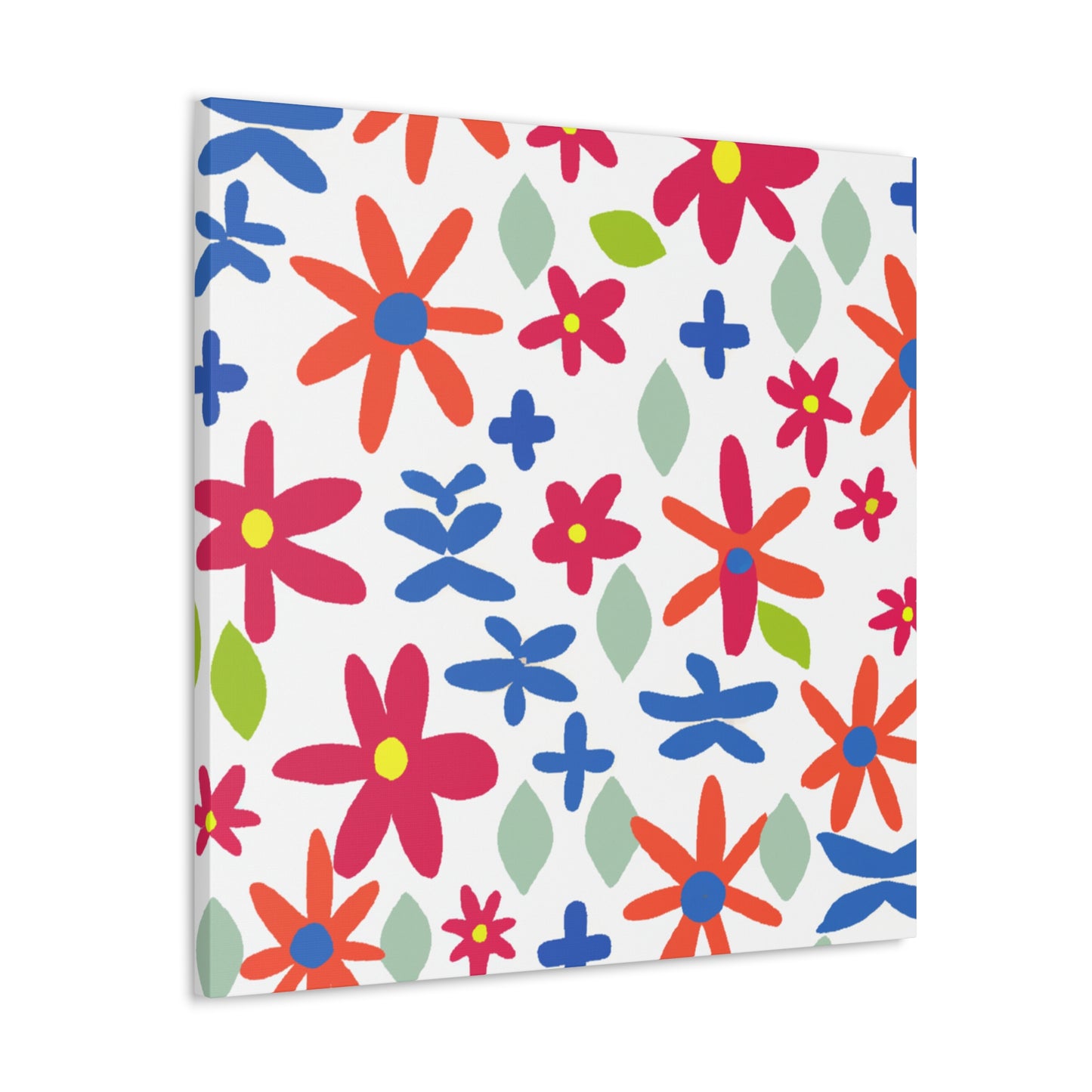 Blooming Joyfulness - Floral Canvas