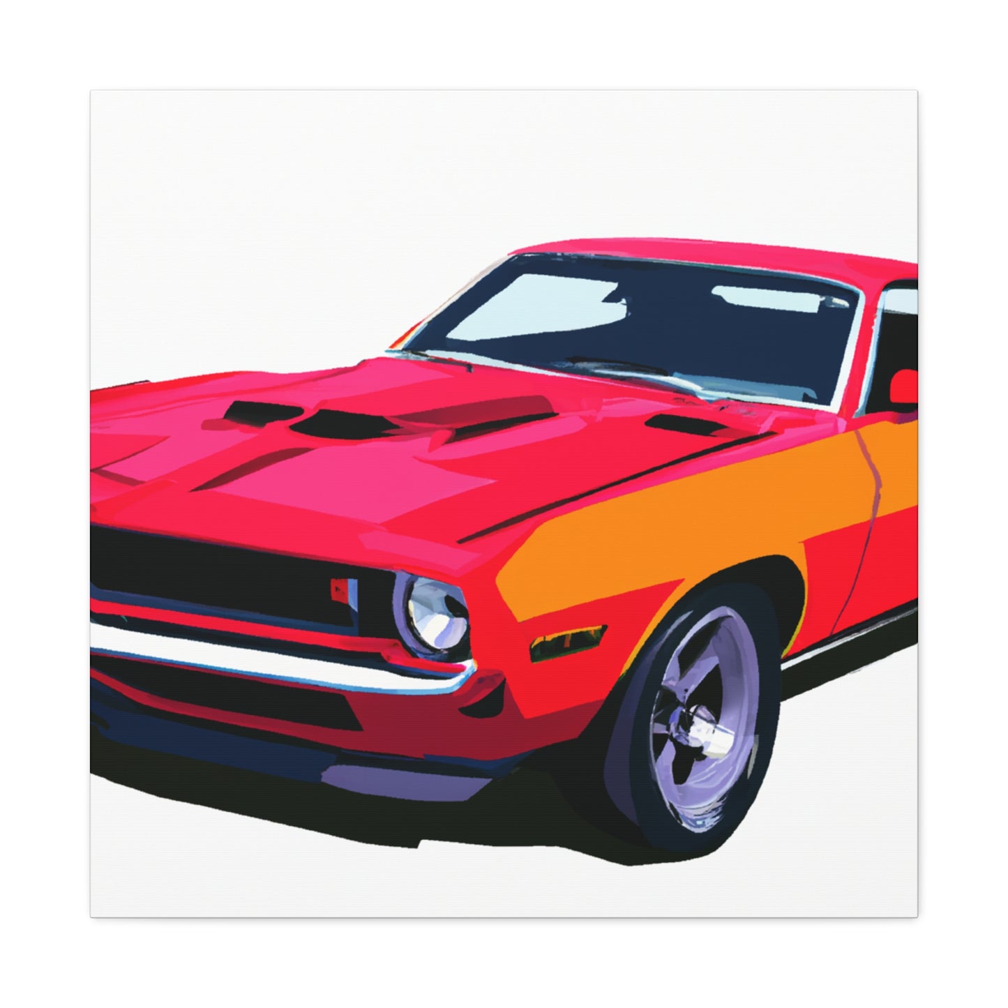 Roadrunner '65 - Automobile - Canvas