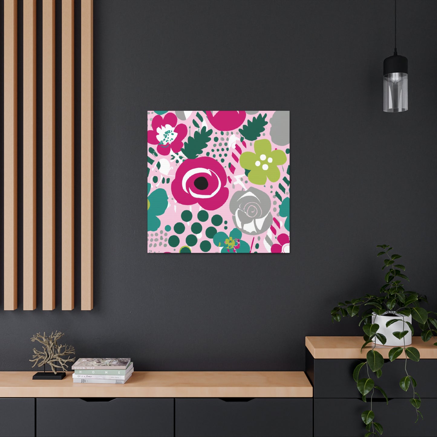 "Floral Fervor" - Floral Canvas