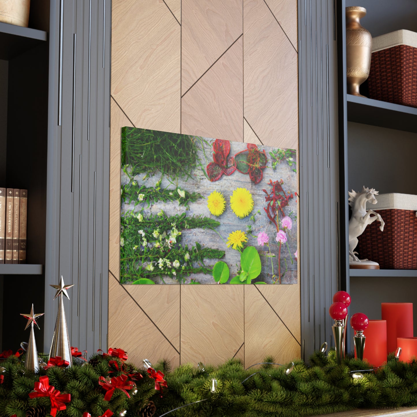 "Garden Glimmer" - Canvas - Floral