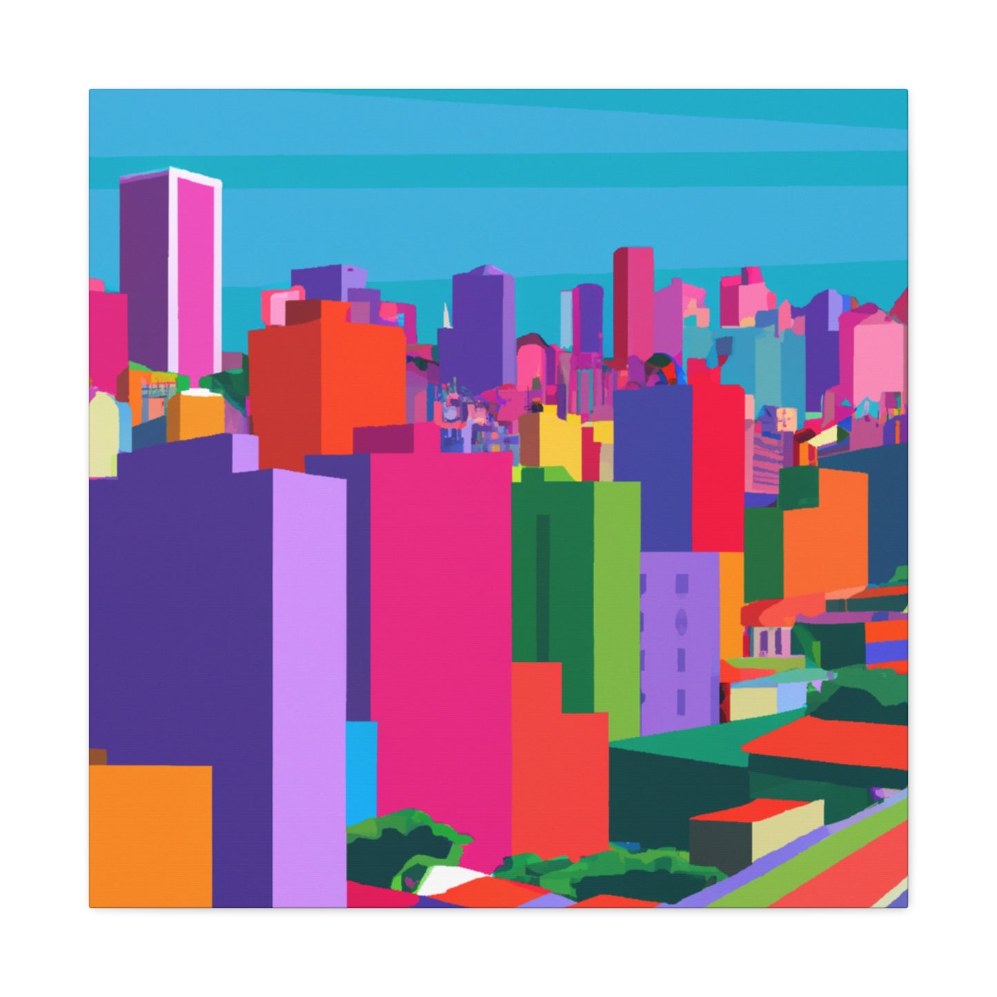 Jorge Amador Garcia - South America Canvas