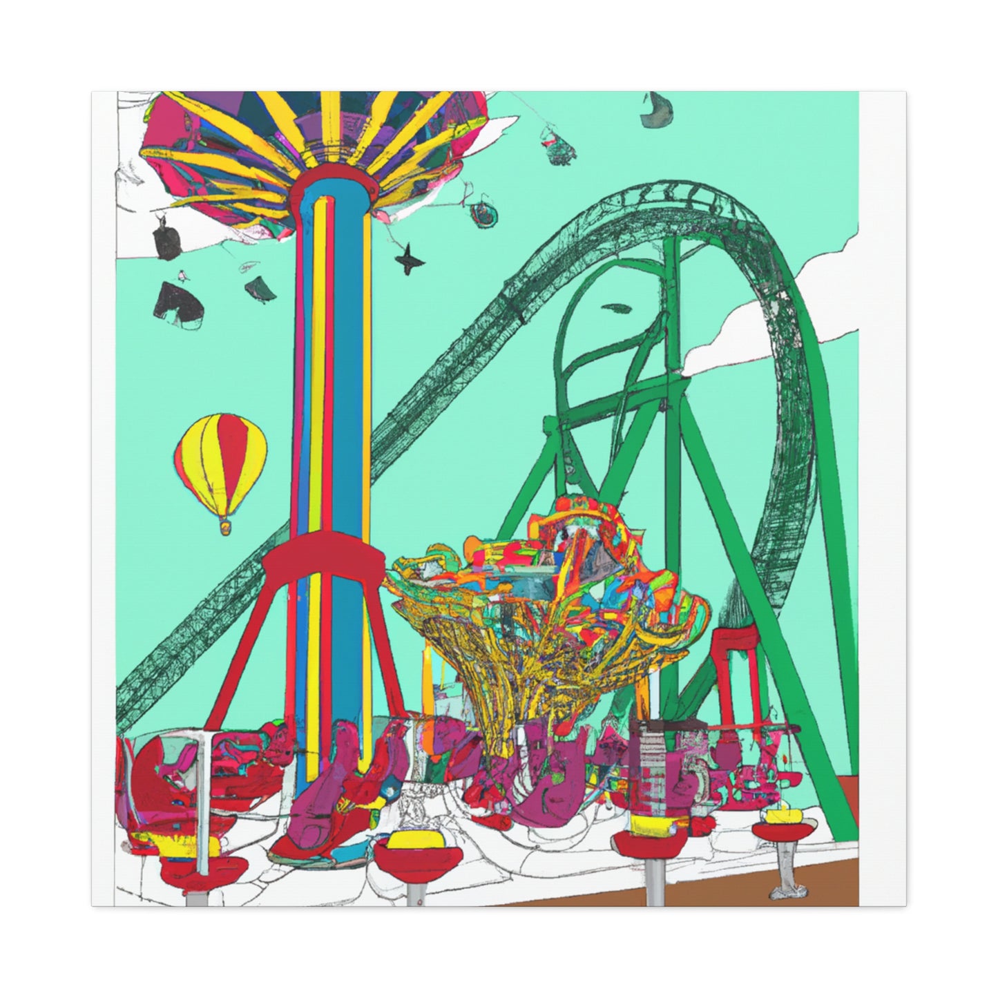Serenity Coasting - Amusement - Canvas