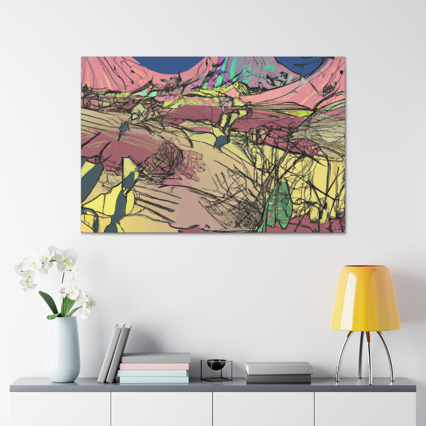 Scorching Sands Landscape - Canvas - Desert