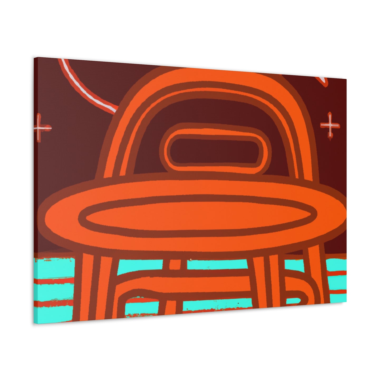 Modernized Monument- Midcentury - Canvas