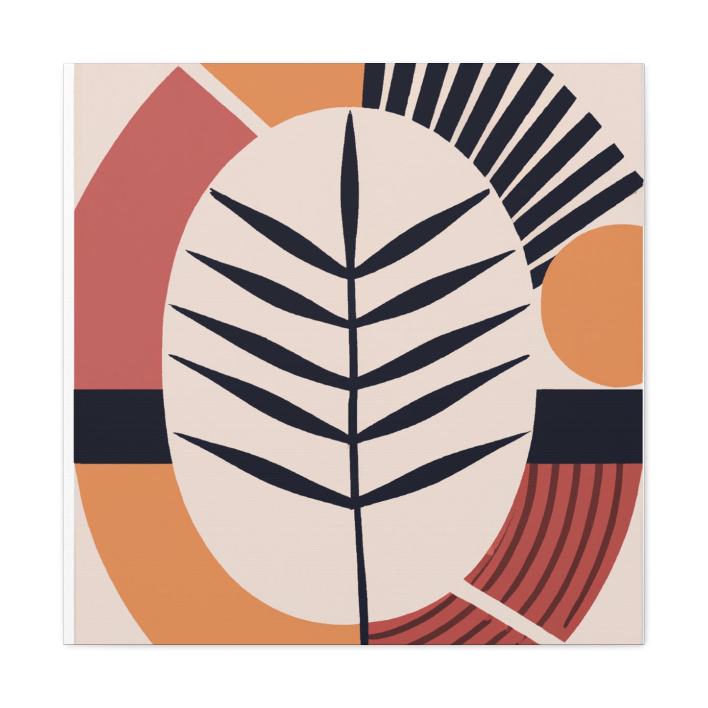 Leafy Slothion - Midcentury Canvas