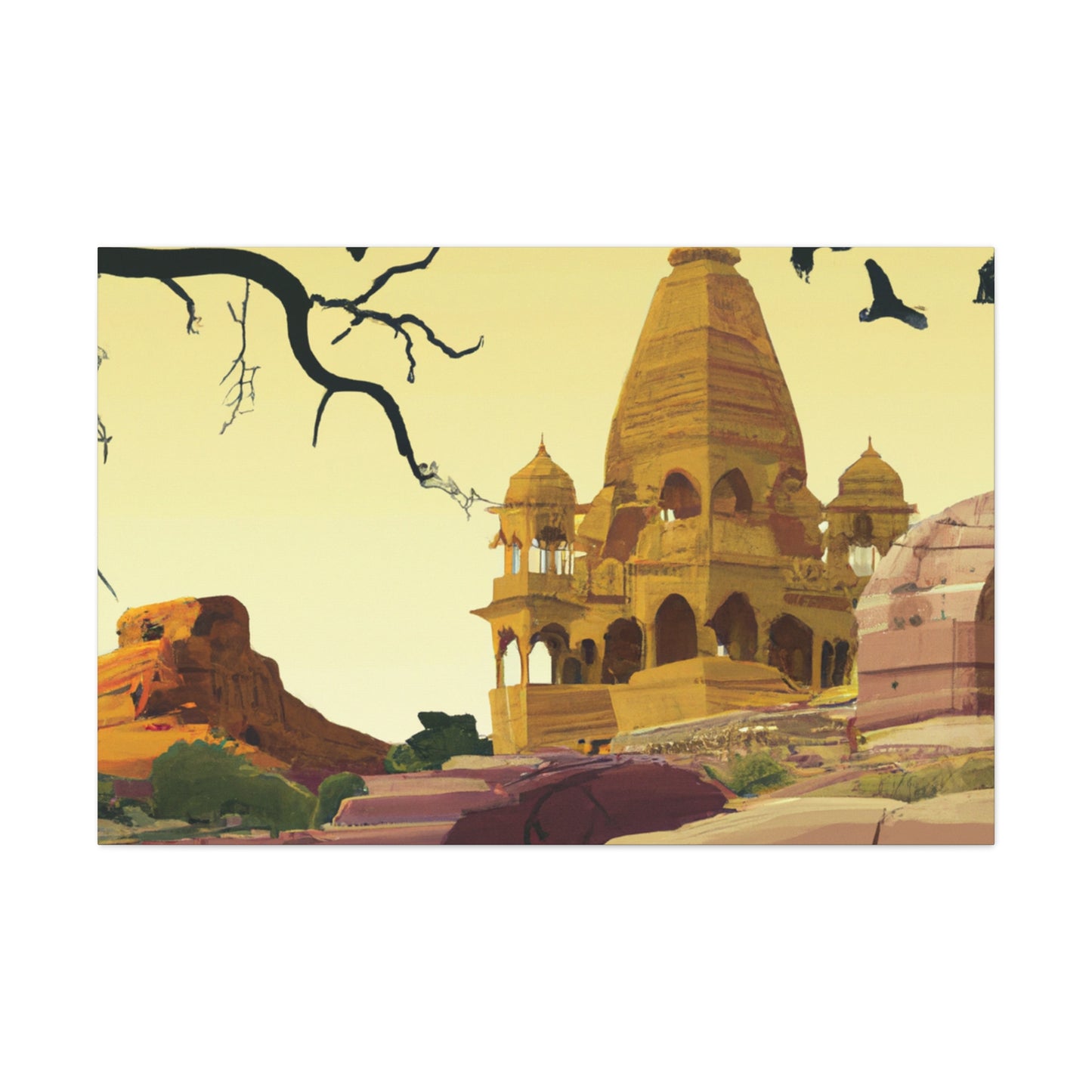 Lotus Land - Destination India - Canvas