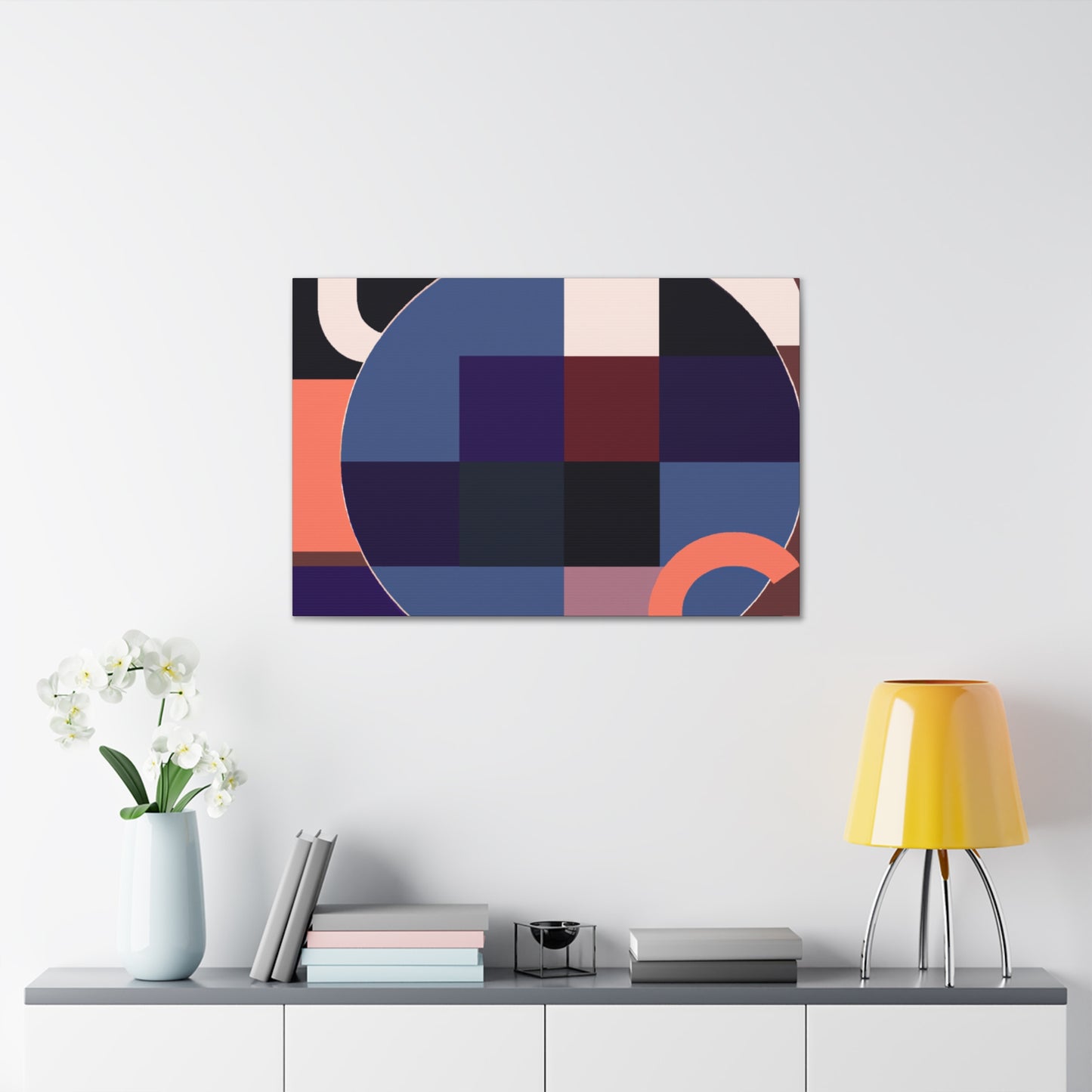 Scrollscape- Midcentury - Canvas