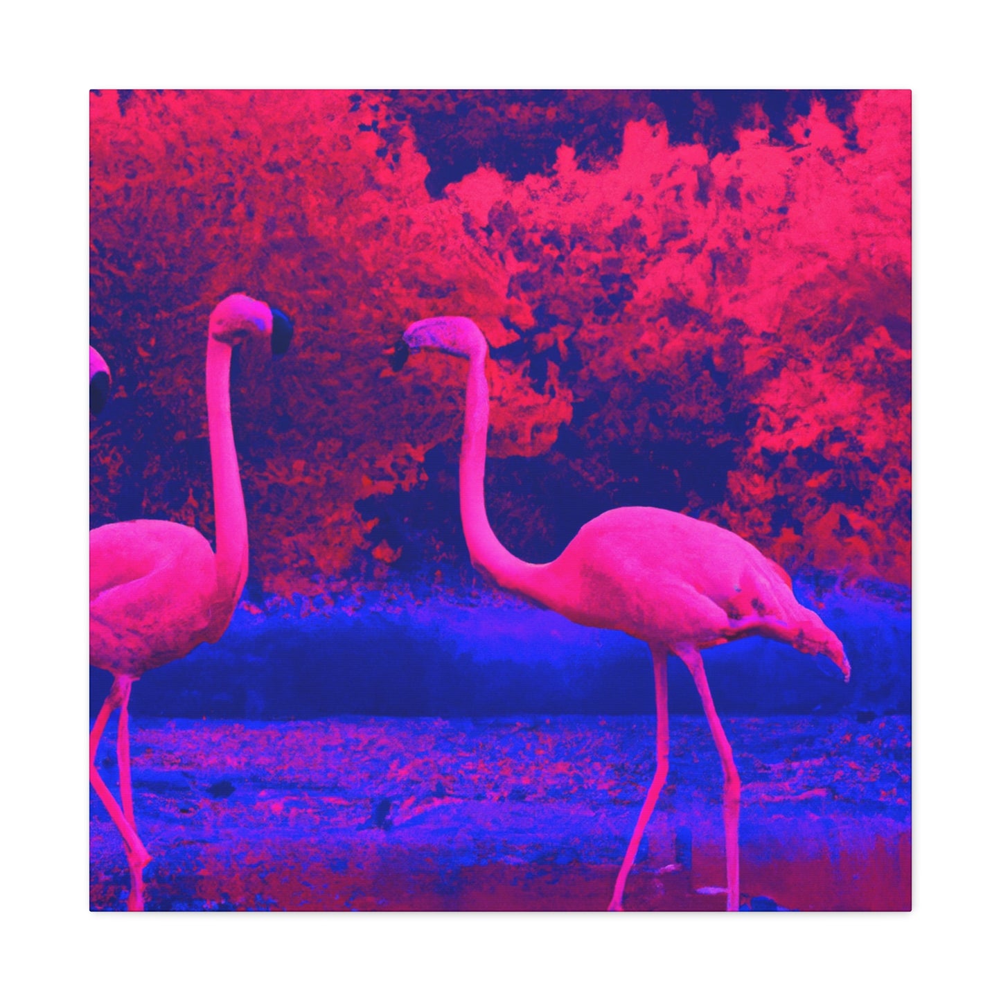 Pink Flamingo - Canvas - Wildlife