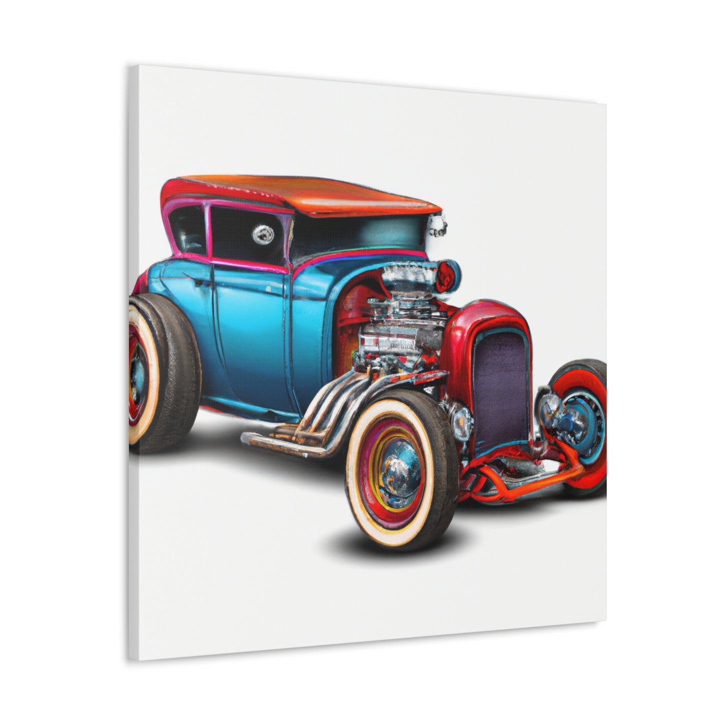 The Flaming Fury - Automobile - Canvas
