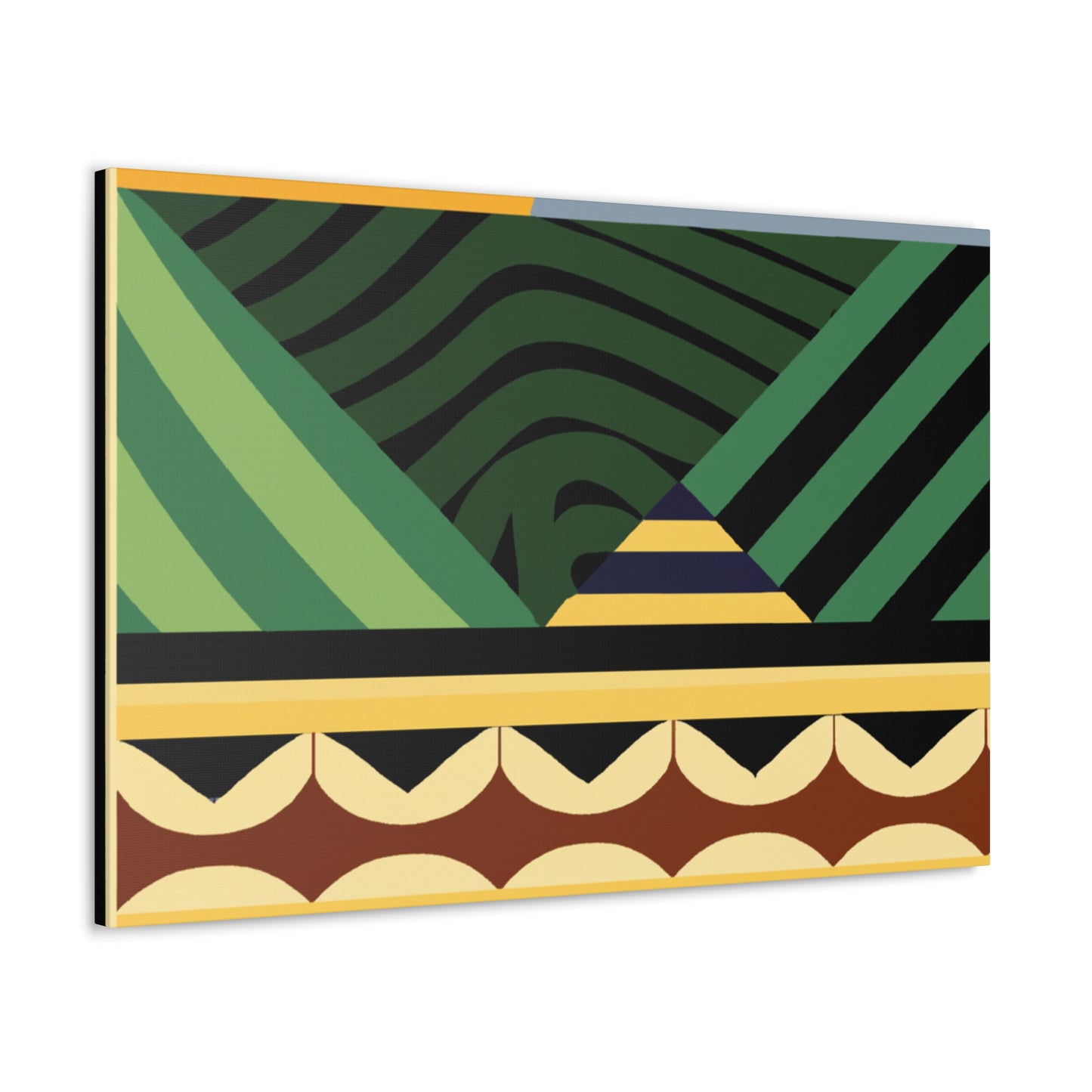 Flecked Feathered Friend - Midcentury Canvas
