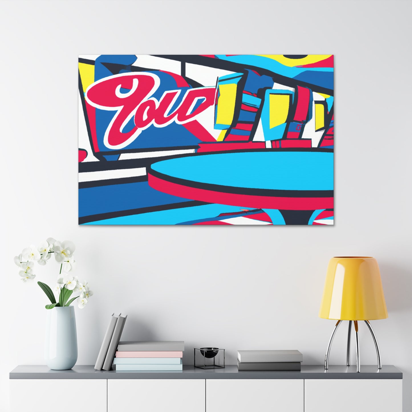 'The Juke Box Diner' - Canvas - Pop Art