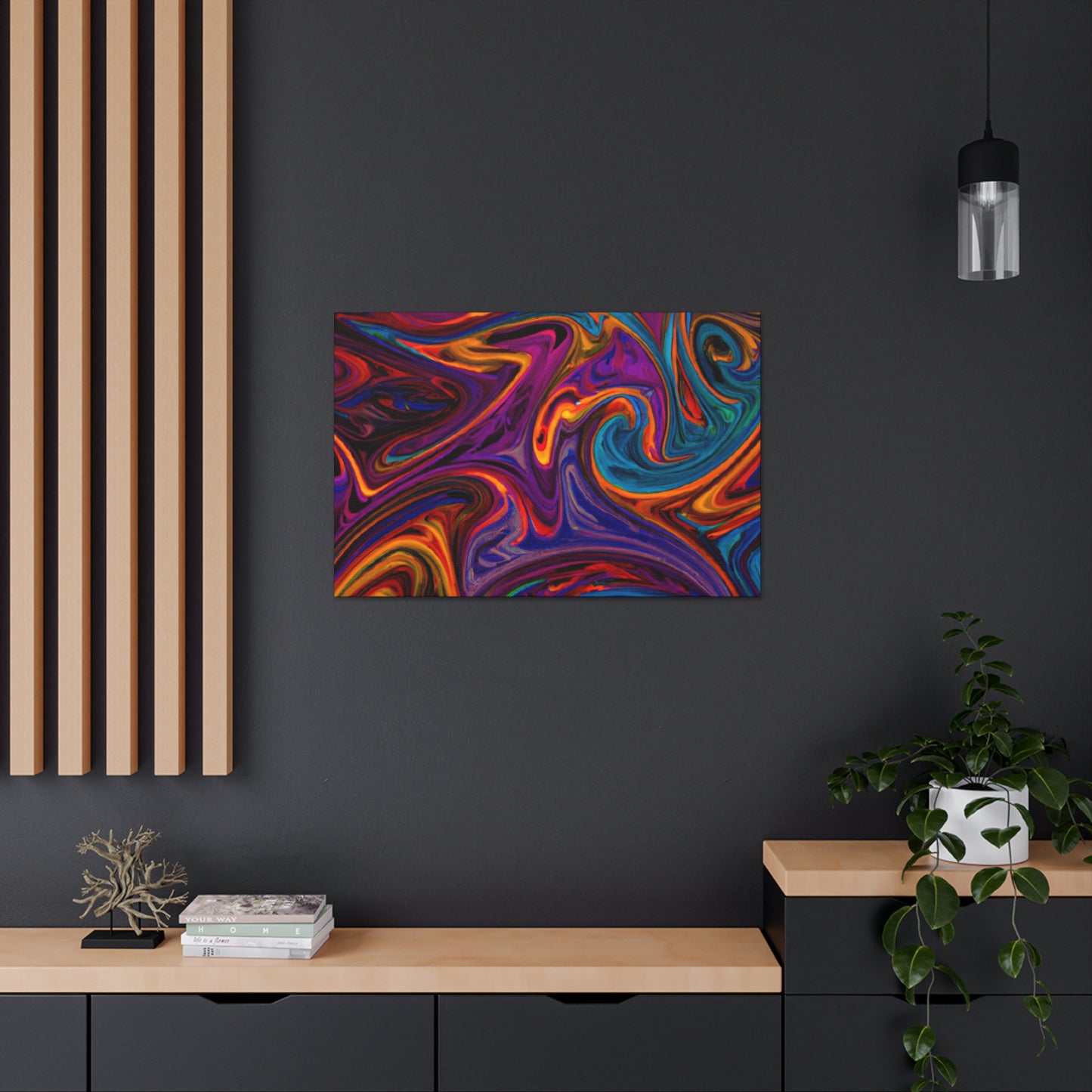 Dark Mystery - Canvas - Abstractt