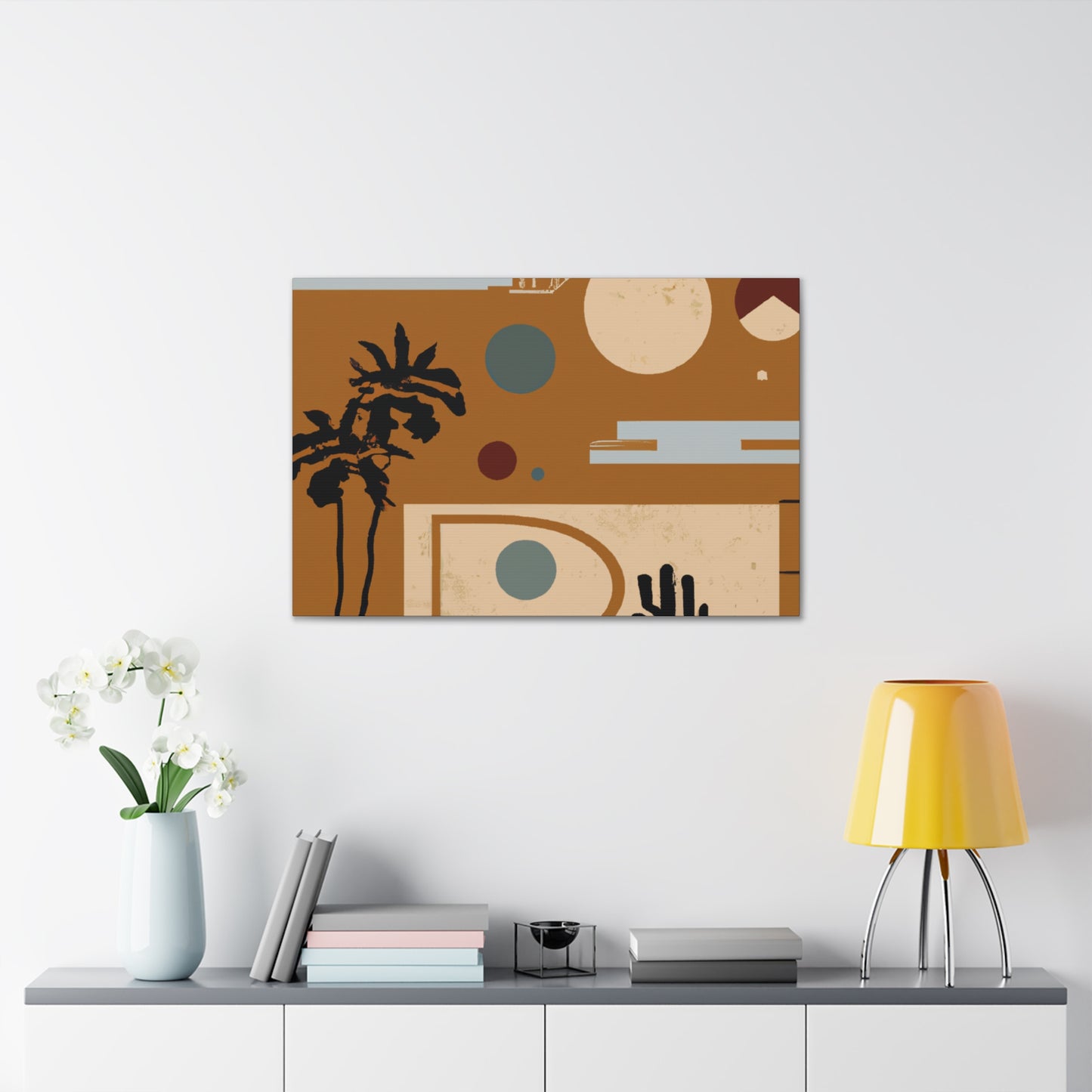 Bird's Eye Glimpse - Midcentury - Canvas