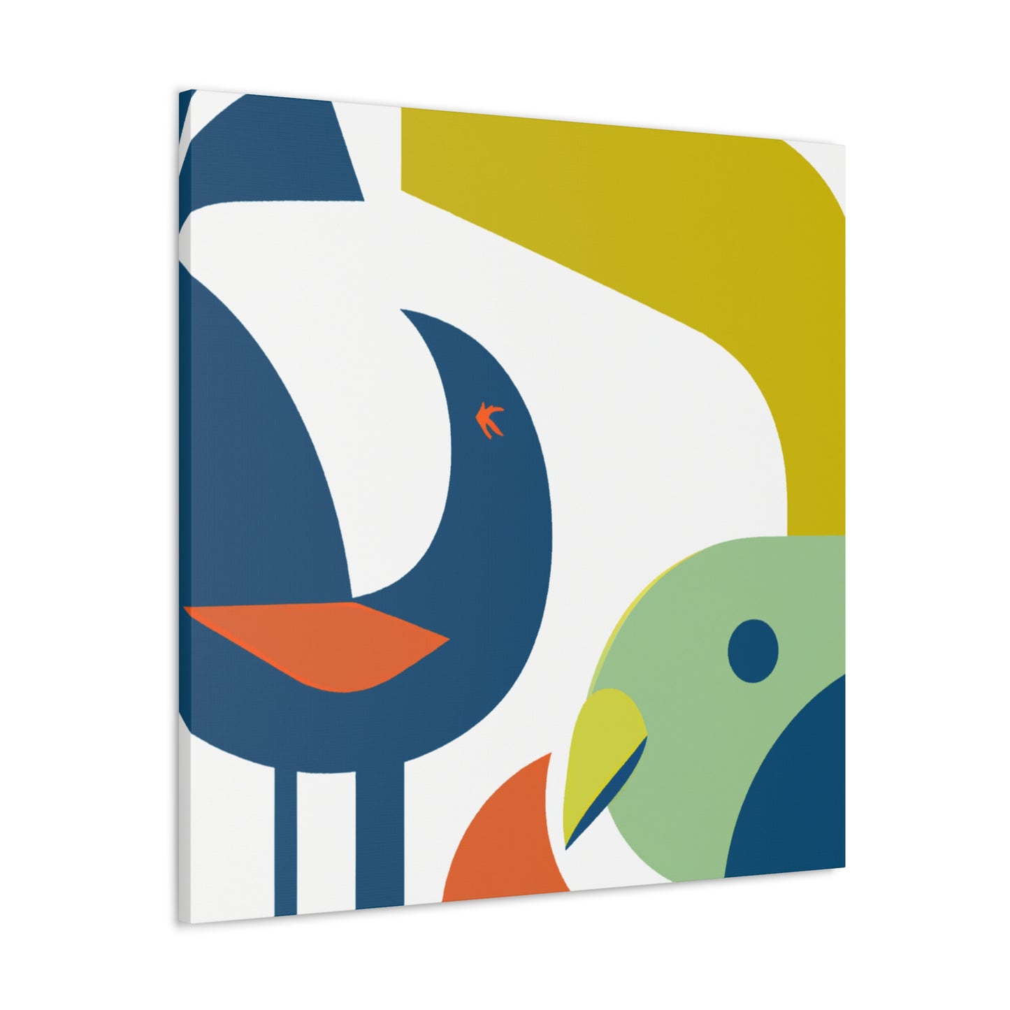 "Chaotic Harmony - Midcentury" - Canvas