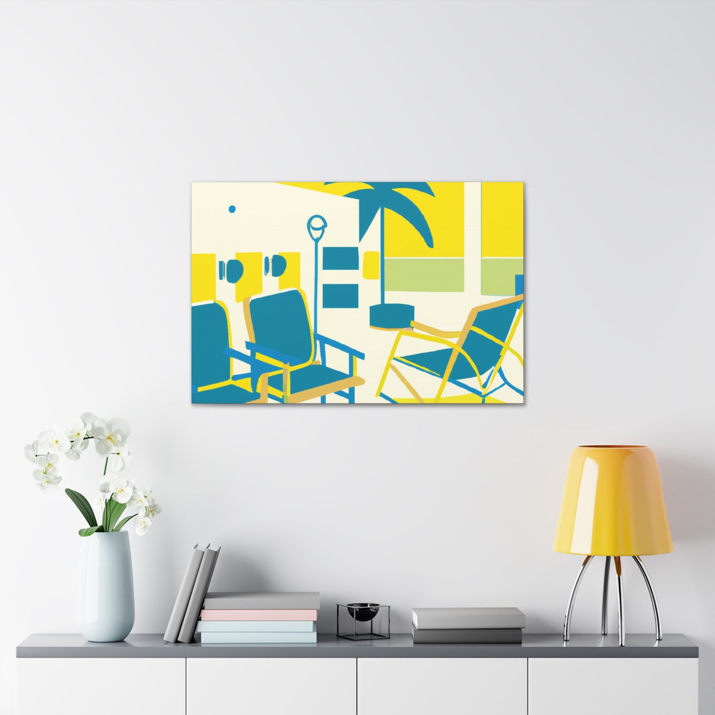 "Arcadian Expression- Midcentury" - Canvas