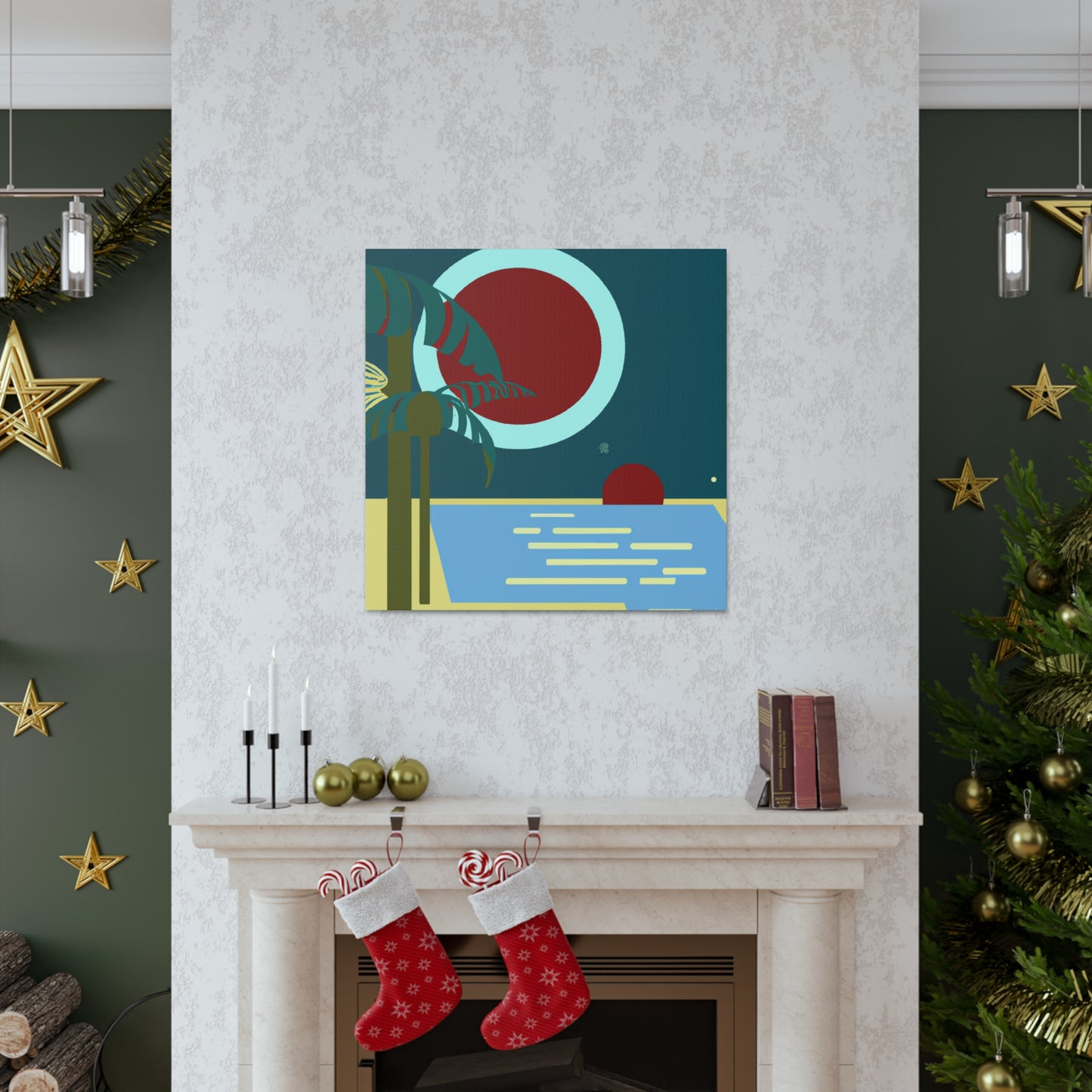 Fruitful Flickertail - Midcentury Canvas