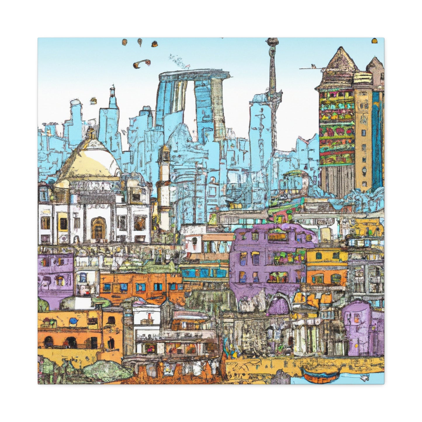Majestic Maharajas - Destination India - Canvas