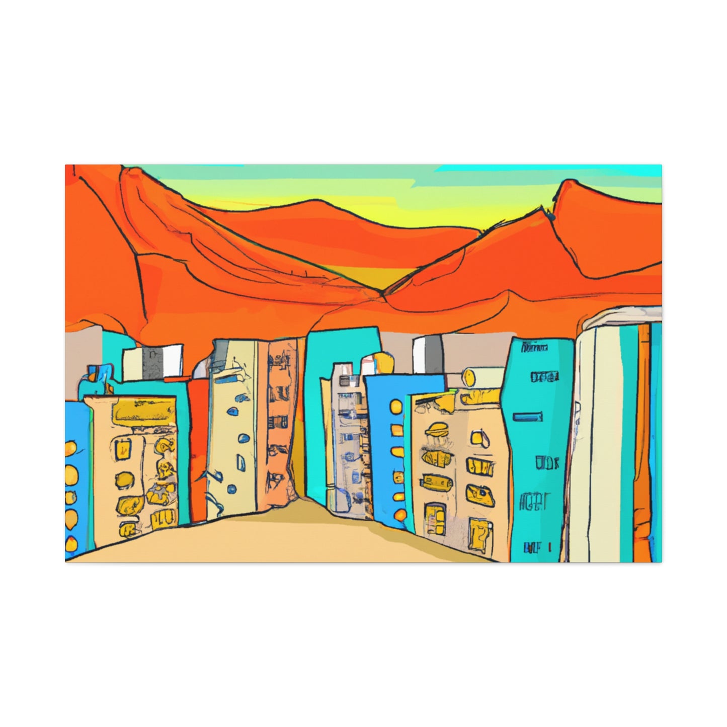 Dune Dweller - Architectural - Canvas
