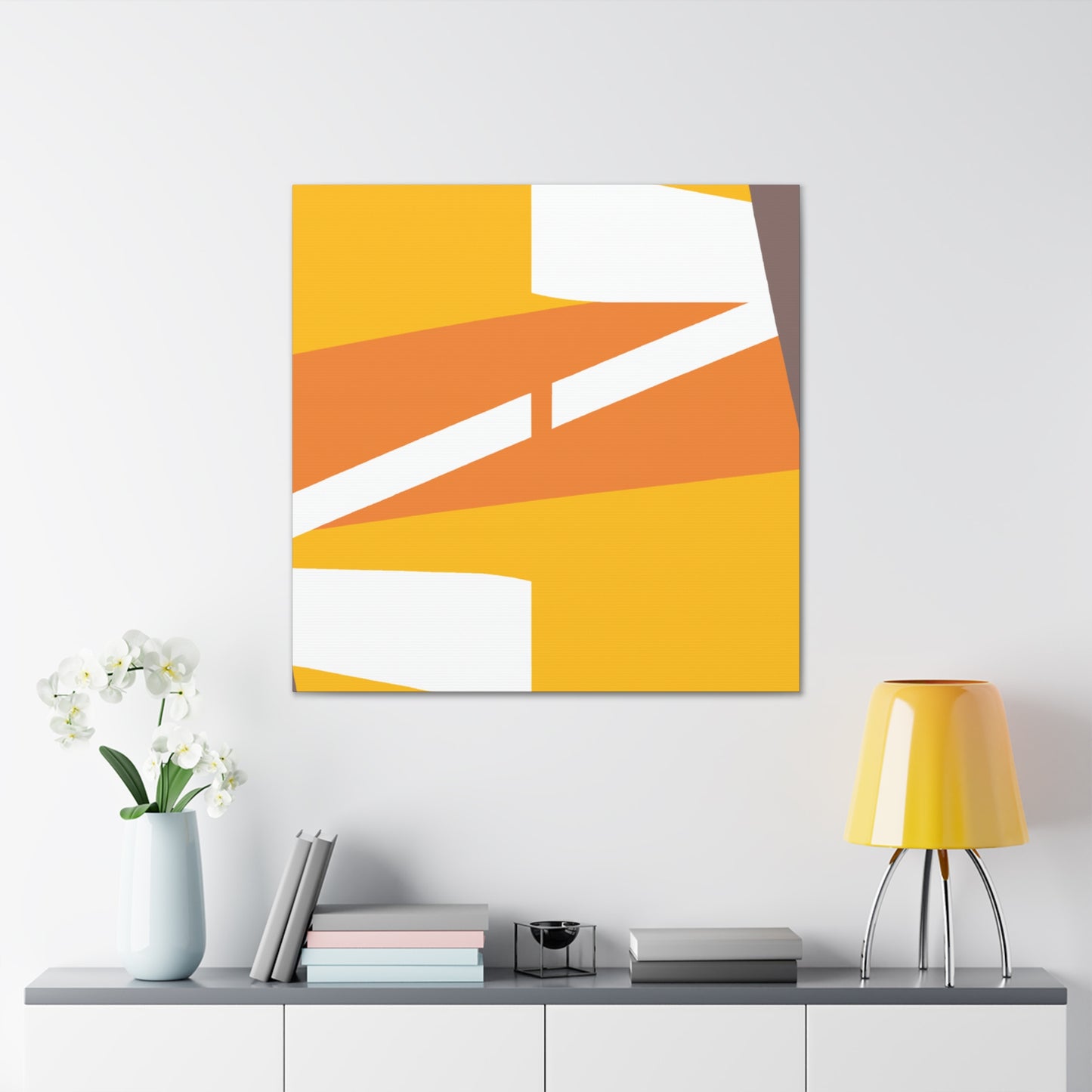 Geometric Flourish - Midcentury - Canvas