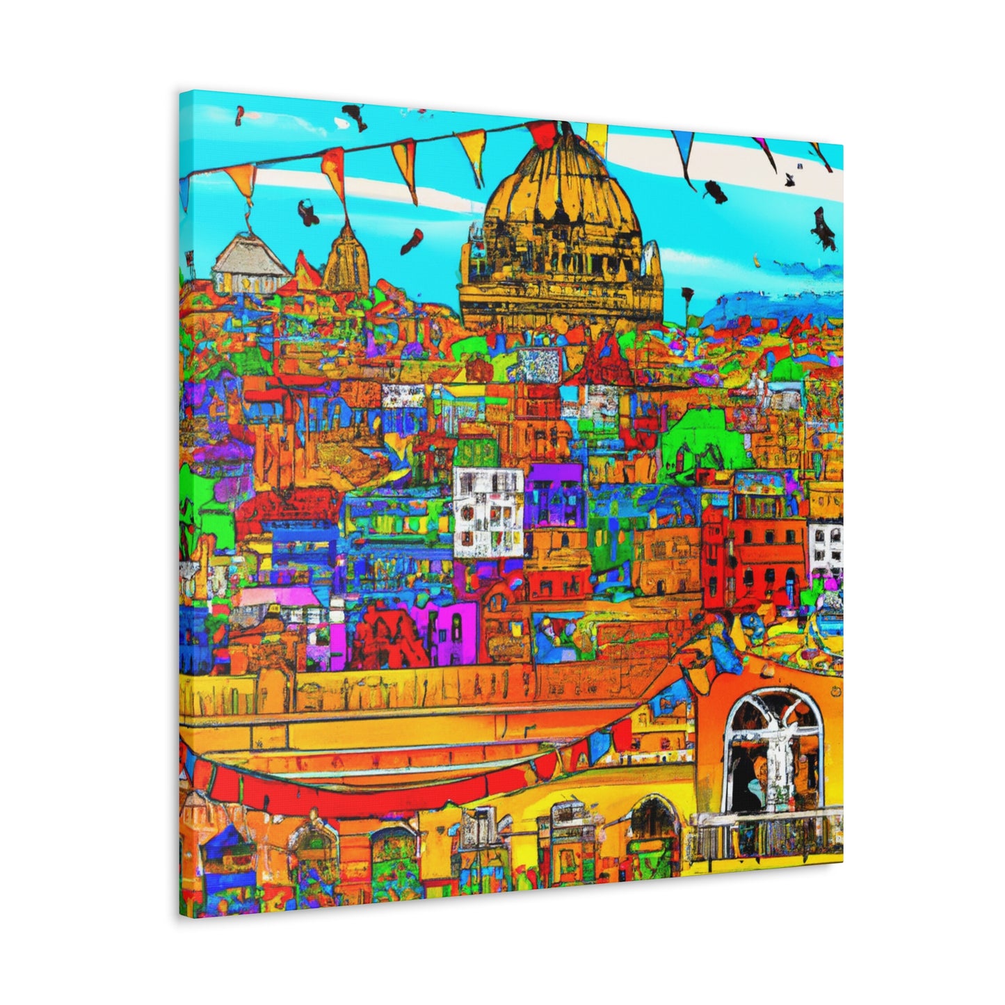 Khajuraho- Destination India - Canvas