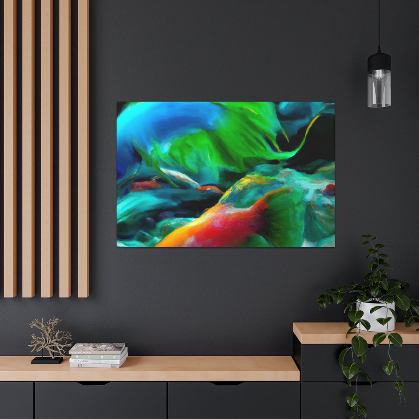 "Cresting Waves" - Underwater Canvas