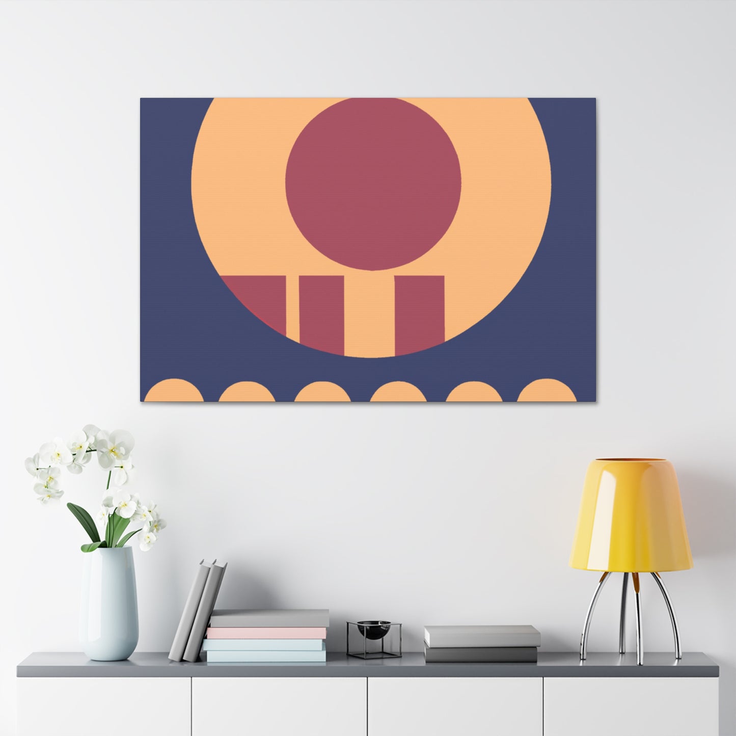 Kaleidoscope Radiance - Midcentury - Canvas
