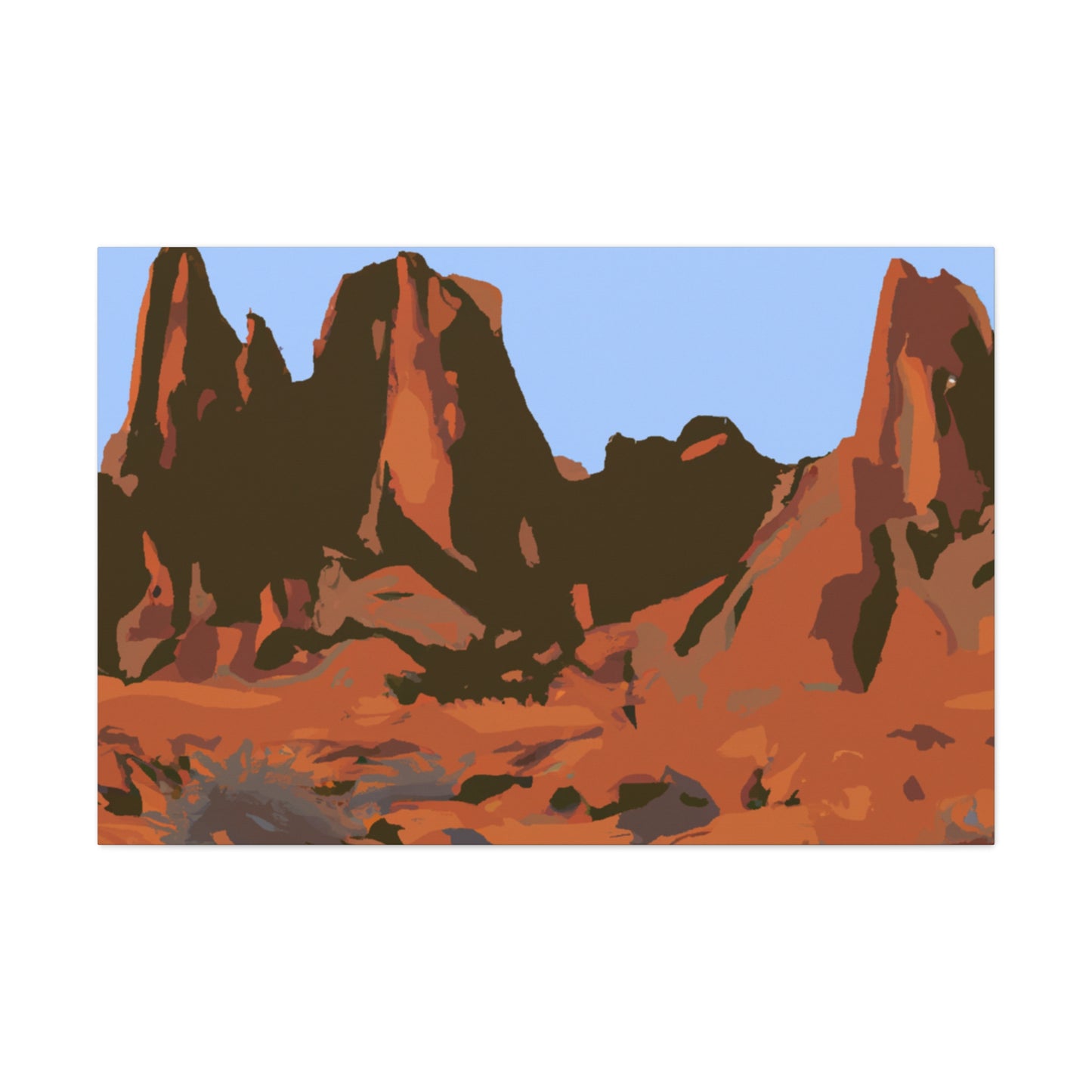 Tumbleweed Tundra - Landscape - Canvas