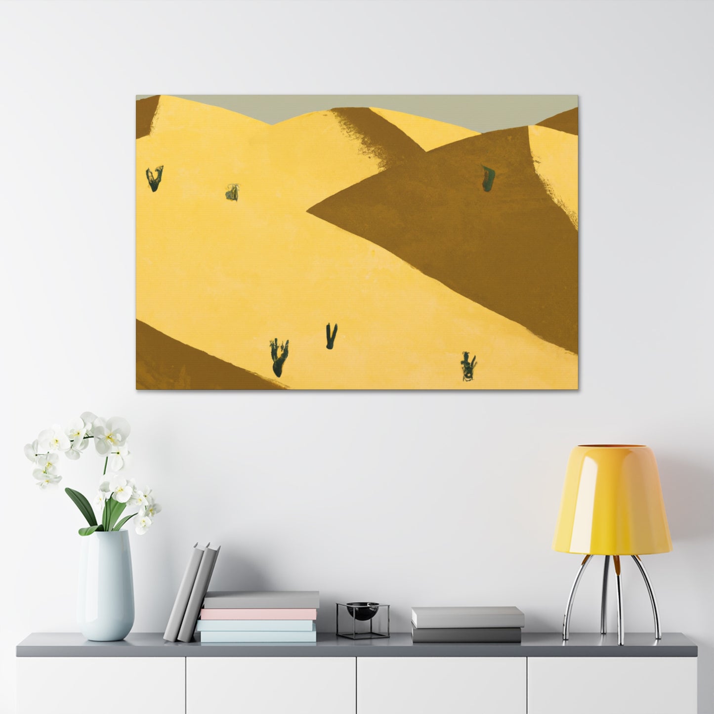 Vibrant Art Deco - Vintage Contemporary - Desert - Canvas