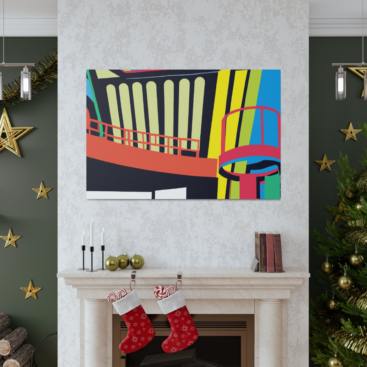 Bridge Balcony - Canvas Pop Art