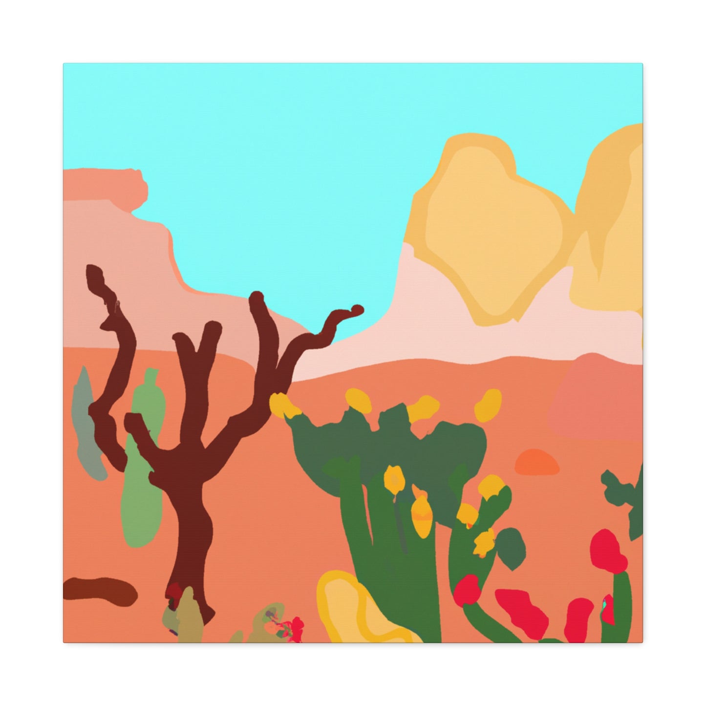 Fossilized Ridge - Landscape - Canvas