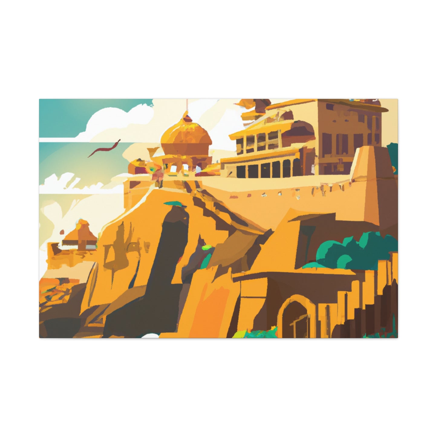 The Land of Spices - Destination India - Canvas