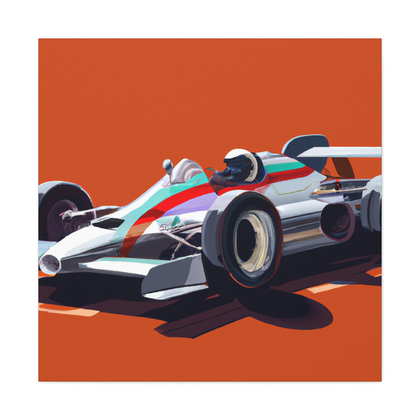 'Hotrod Harrier' - Automobile. - Canvas
