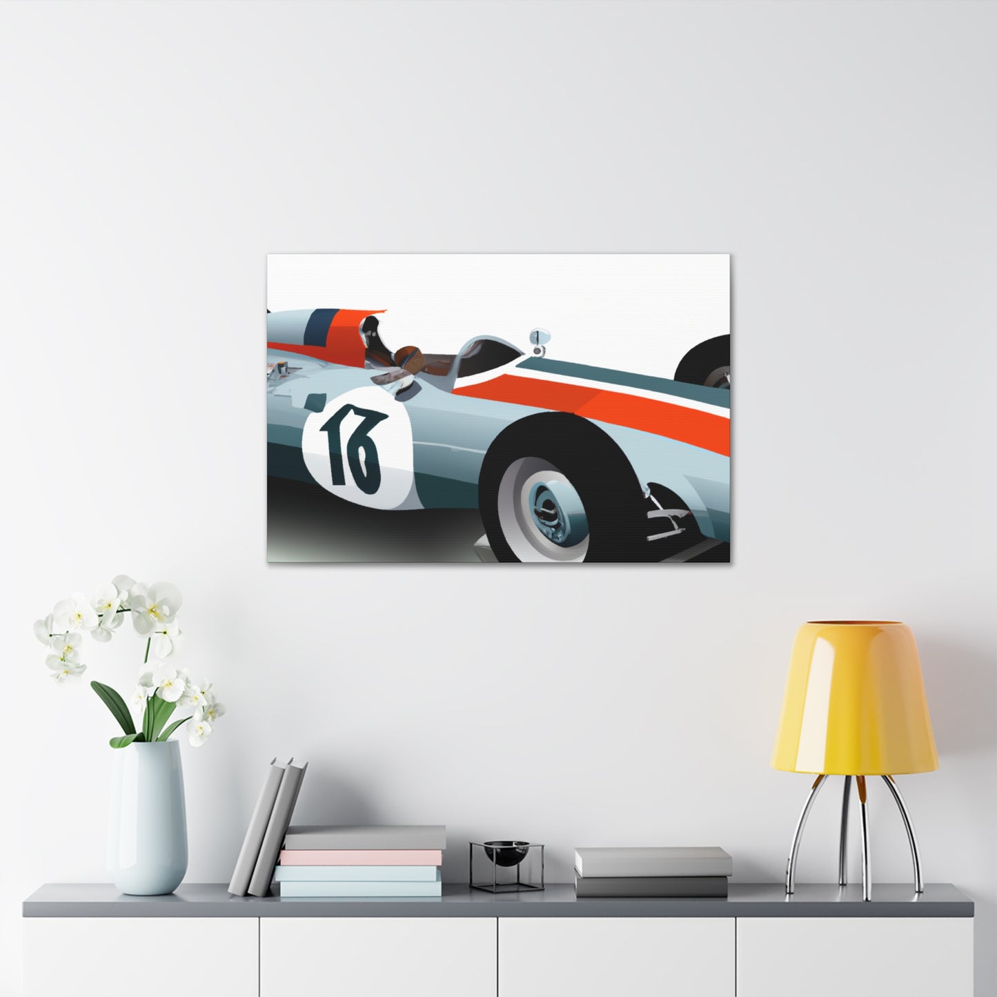 Vintage Roadrunner - Automobile - Canvas