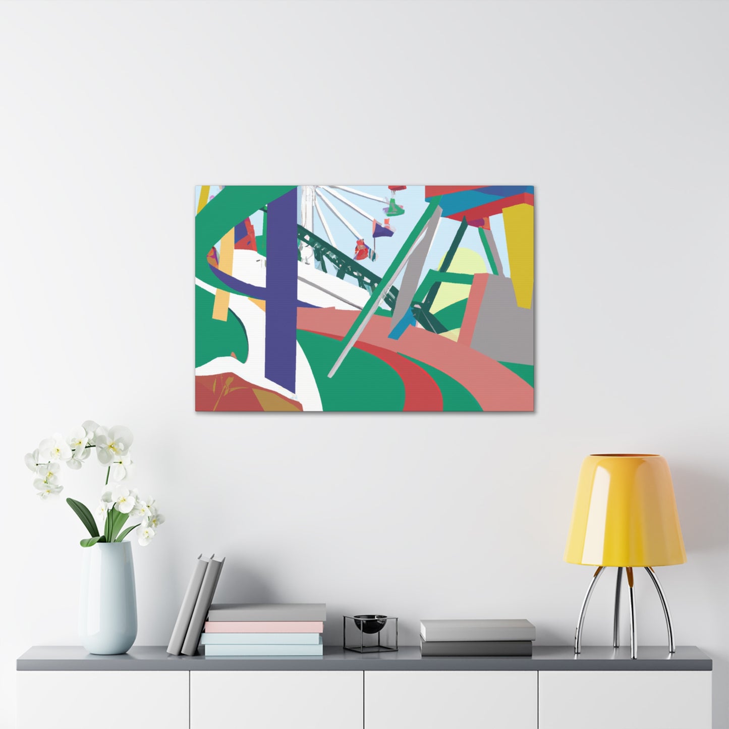 Magical Carousel - Amusement - Canvas