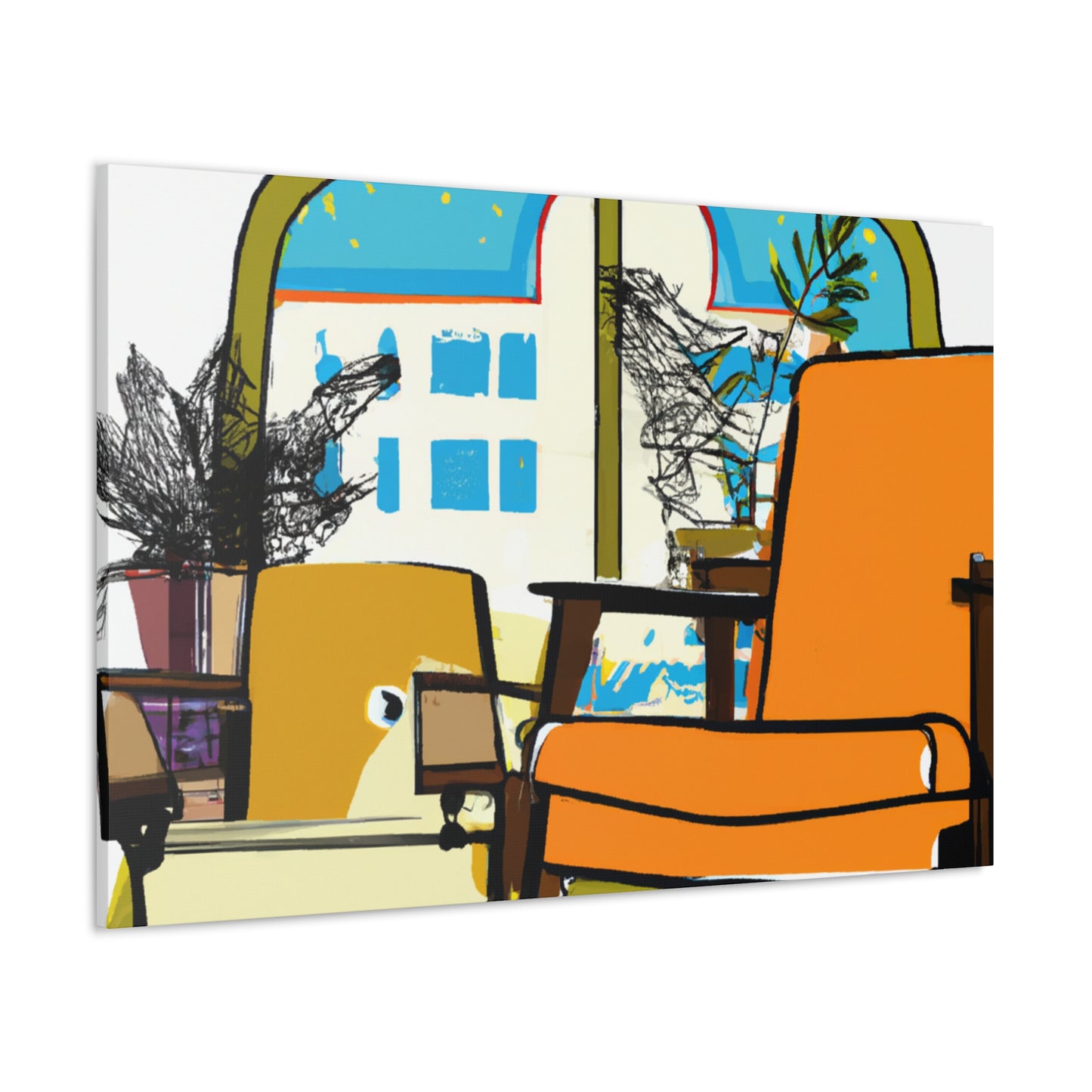 Zen Collage - Midcentury - Canvas
