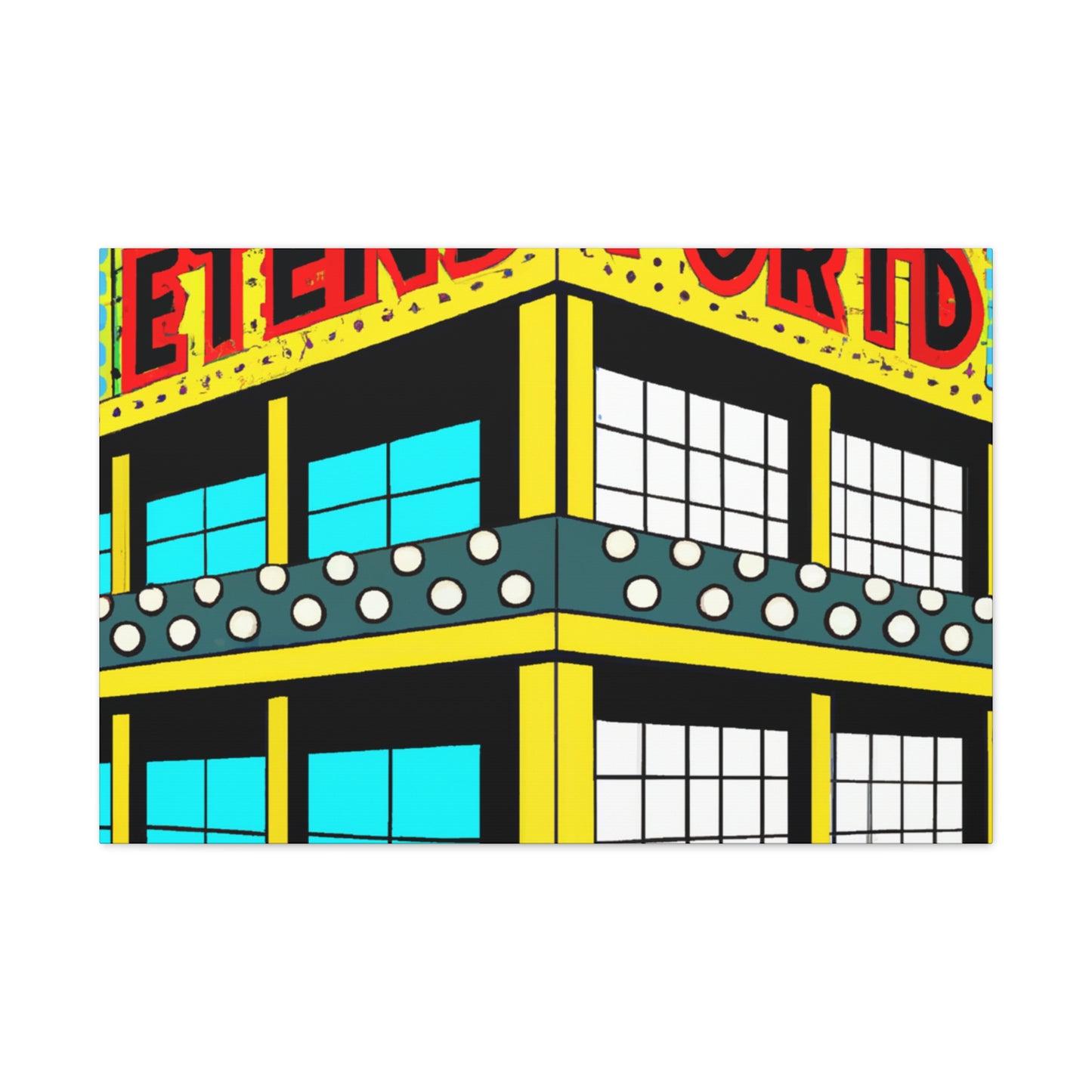 The Rocket Cafe. - Canvas Pop Art