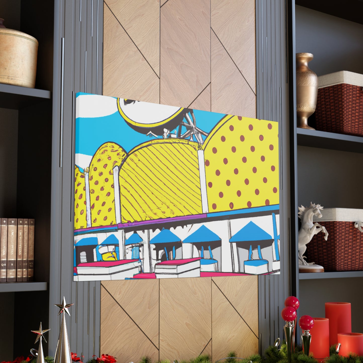 Boardwalk Pinball Palace - Canvas Pop Art
