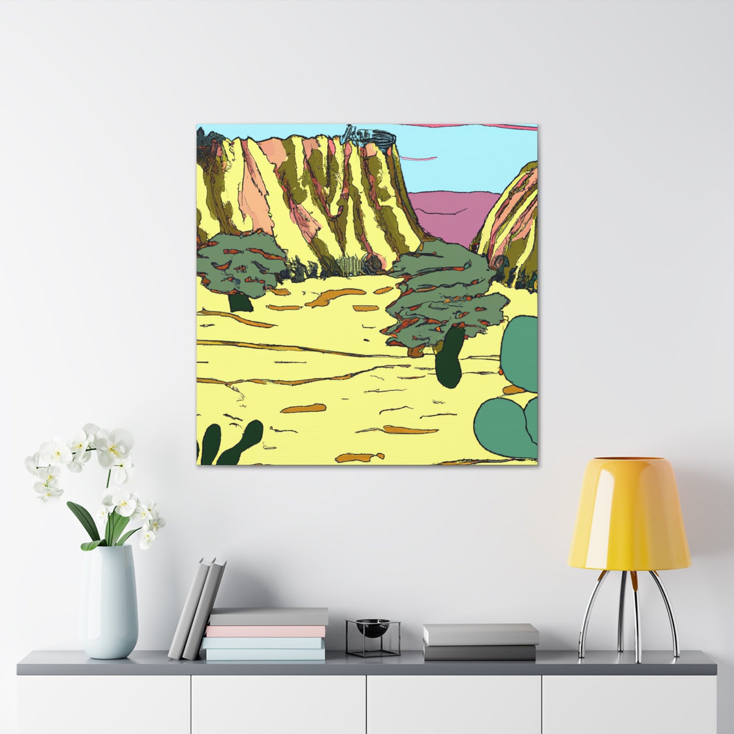 Dusty Mirage-Landscape - Canvas