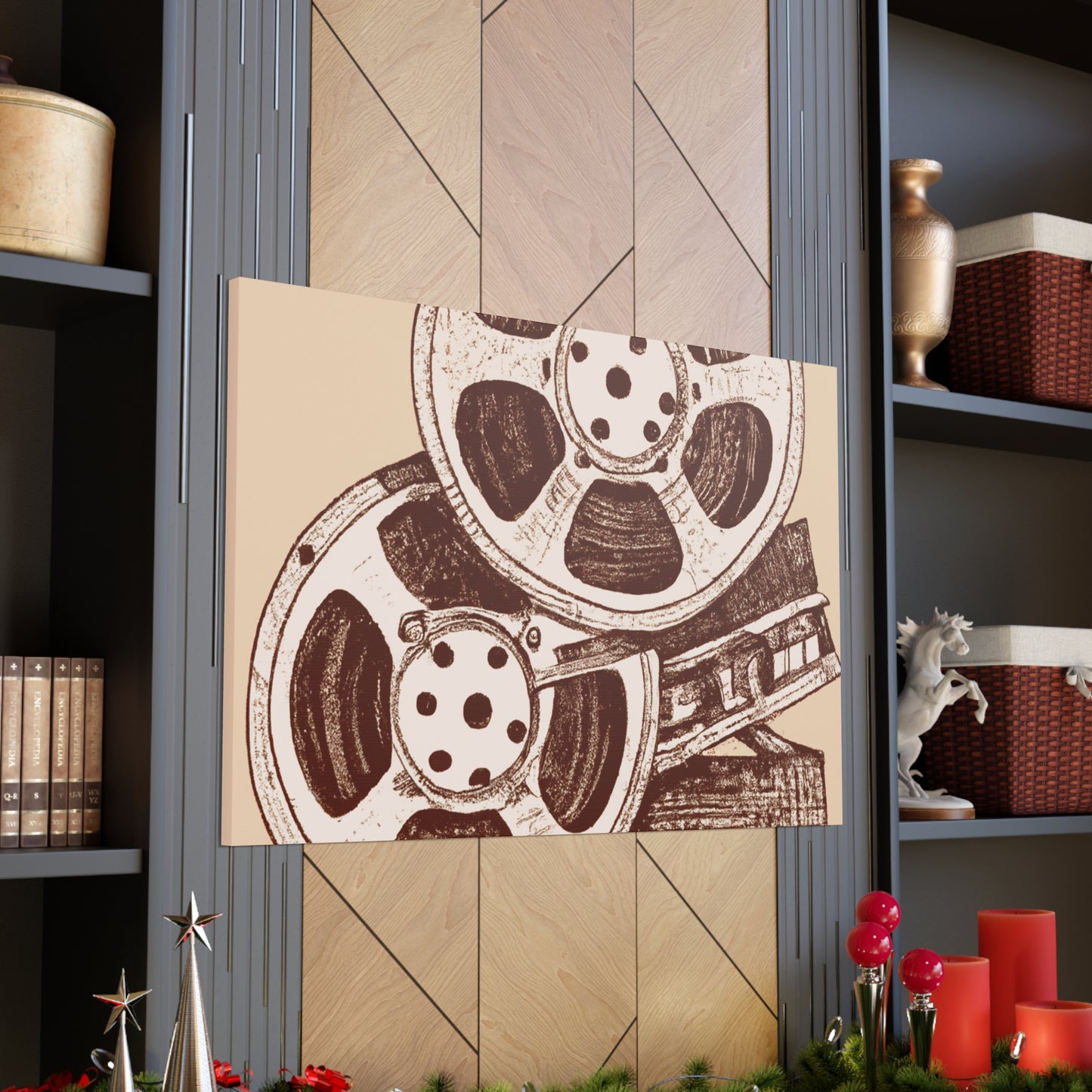 Reel Smashers - Retro Music and Film Canvas