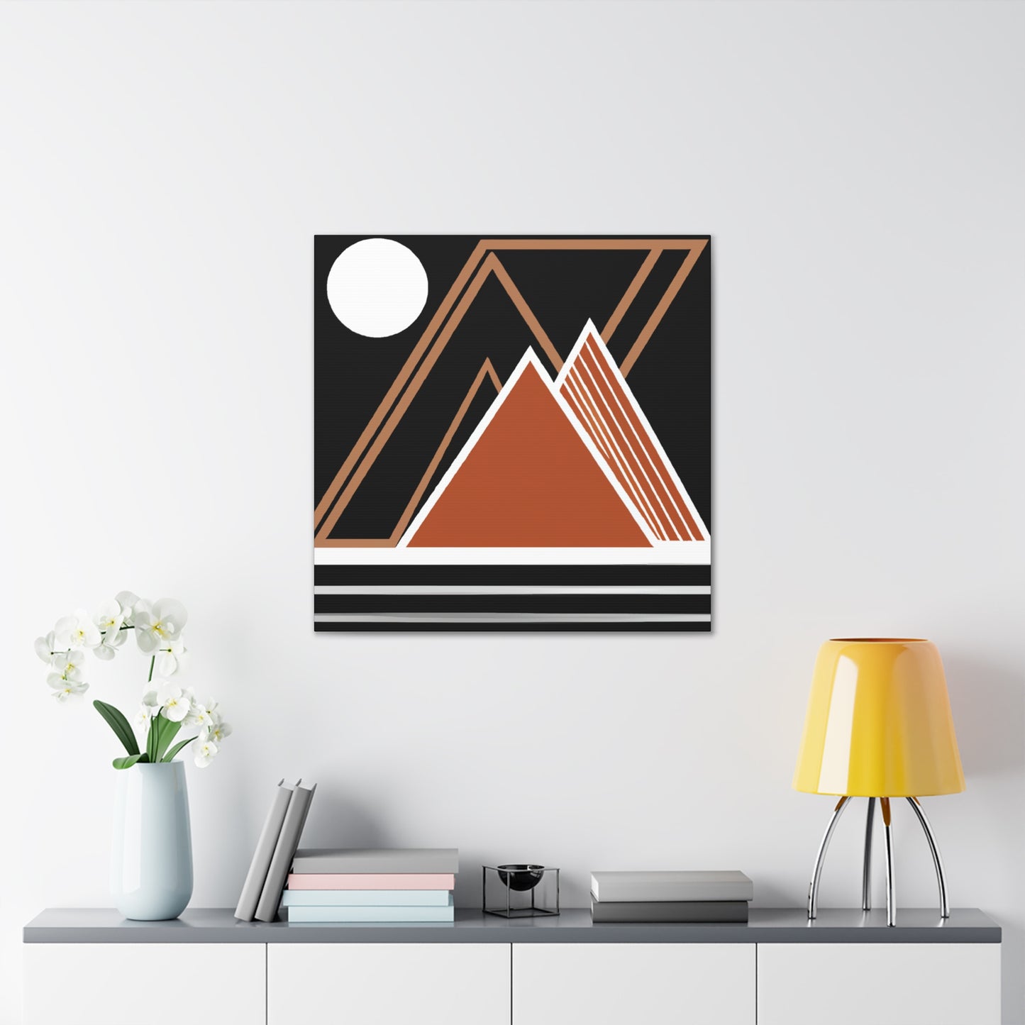 In Flight- Midcentury - Canvas