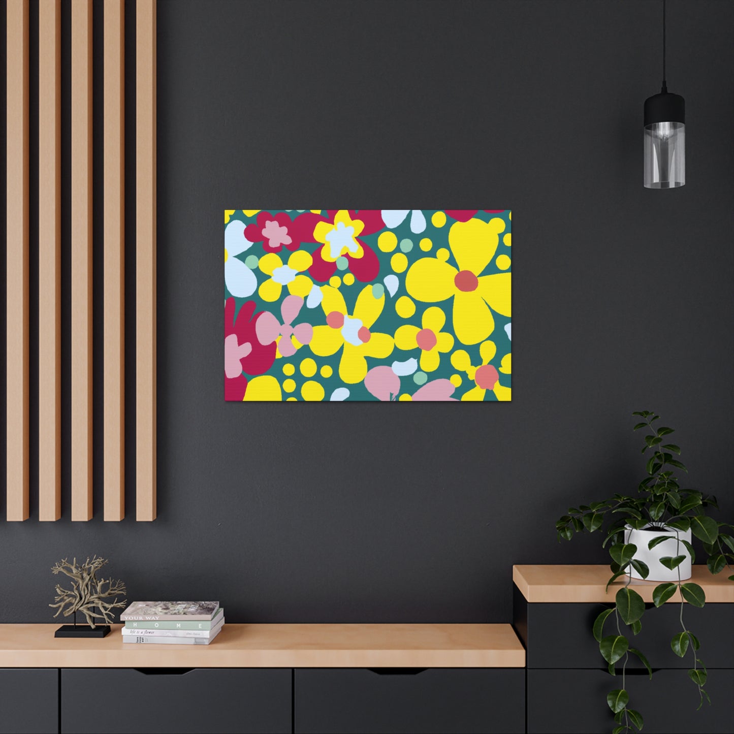 Flower Garden Frenzy - Floral Canvas