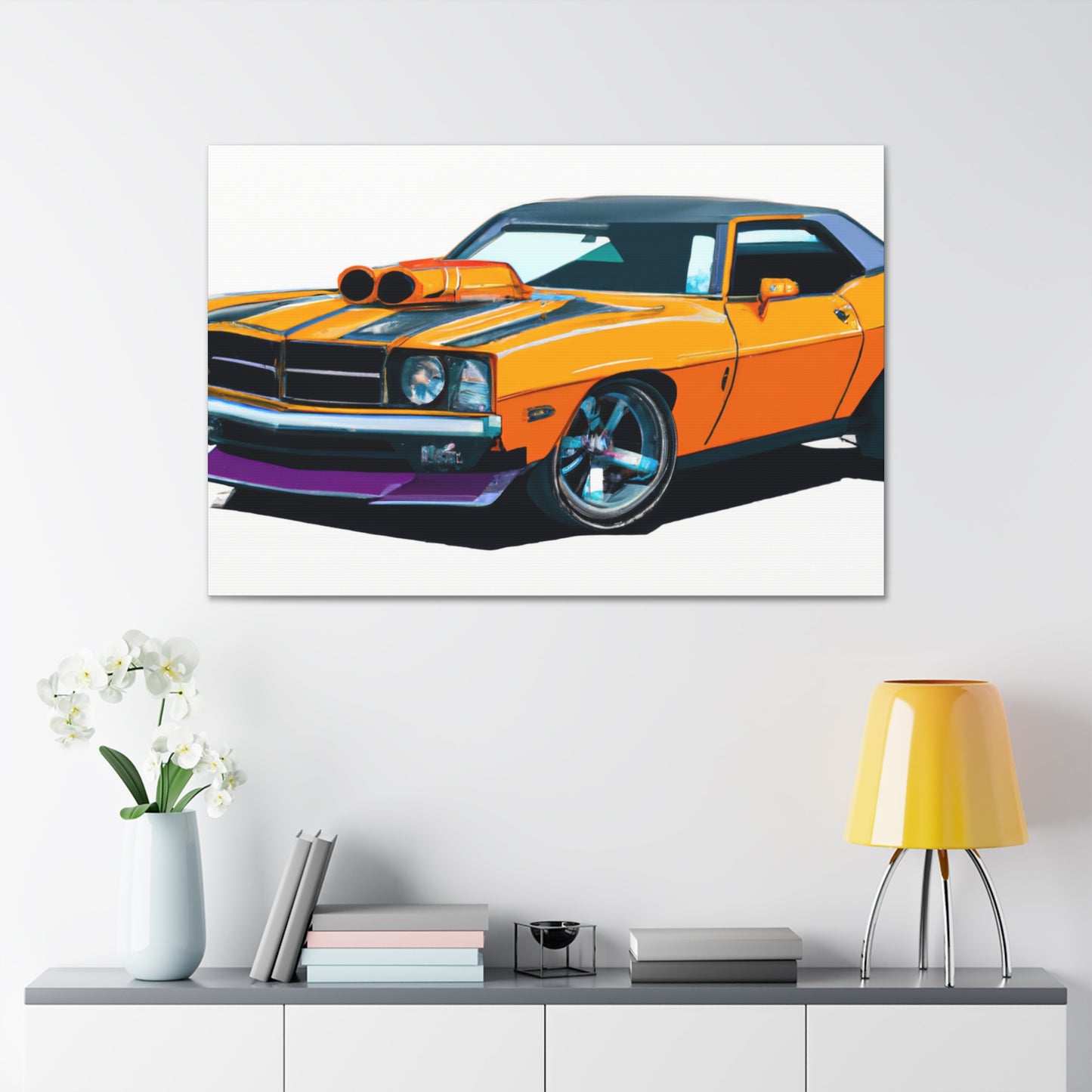 Drag Race Superstar - Automobile - Canvas